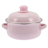 Cuisson efficace : l'intérieur en émail antiadhésif empêche les aliments de coller, ce qui rend la cuisson et le nettoyage plus rapides. marmite en émail, style ancien
