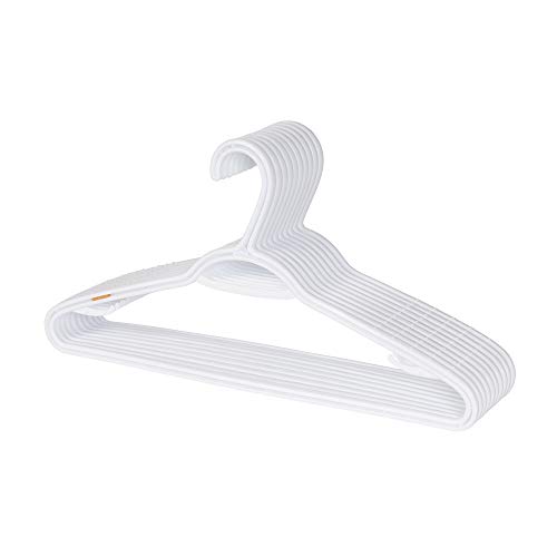Neatfreak! 10 Pack Slim Clothes Hanger Plastic, White #TOP4