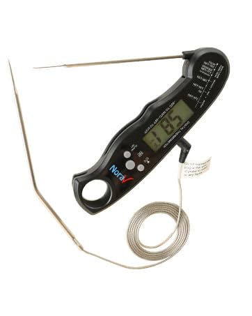 Miniatura 4 de NoraV Digital Dual Sonda Carne y Grill Termómetro, Pantalla LCDq (negro)
