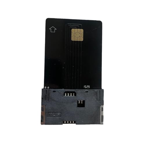 Fangxuee Convertidor de Tarjeta SIM A Tarjeta Inteligente con IC, Extensión para Tarjetas Micro-SIM Estándar y Adaptadores de Tarjetas Nano SIM.