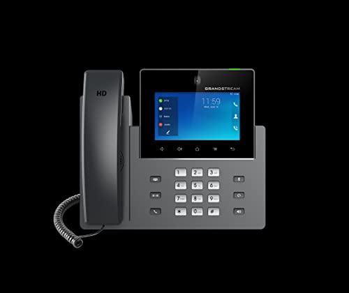 Grandstream Networks GXV3350 téléphone Fixe Noir 16 Lignes TFT WiFi Cover