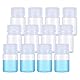 12 Stück Plastikflasche, Kunststoff-Flasche mit breiter Öffnung PP Pröbchen Fläschchen kleine Flaschen zum Befüllen kleine Plastikflaschen für Kosmetik Camping Reisen Shampoo Lotion Saft Milch Wasser