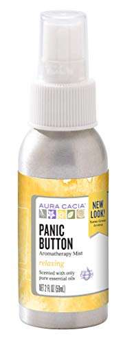 Aura Cacia Panic Button Mist | Gc/Ms Tested For Purity | 59 Ml (2 Fl. Oz.) #TOP30
