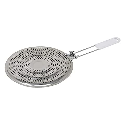 BaiNuo Heat Diffuser - Stainless Steel Heat Spreader Plate, Double Thickening Heat Diffuser for Glass Cooktop, Heat Diffuser for Electric and Gas Stovetop, (8.25 x 15.75inches) Cover