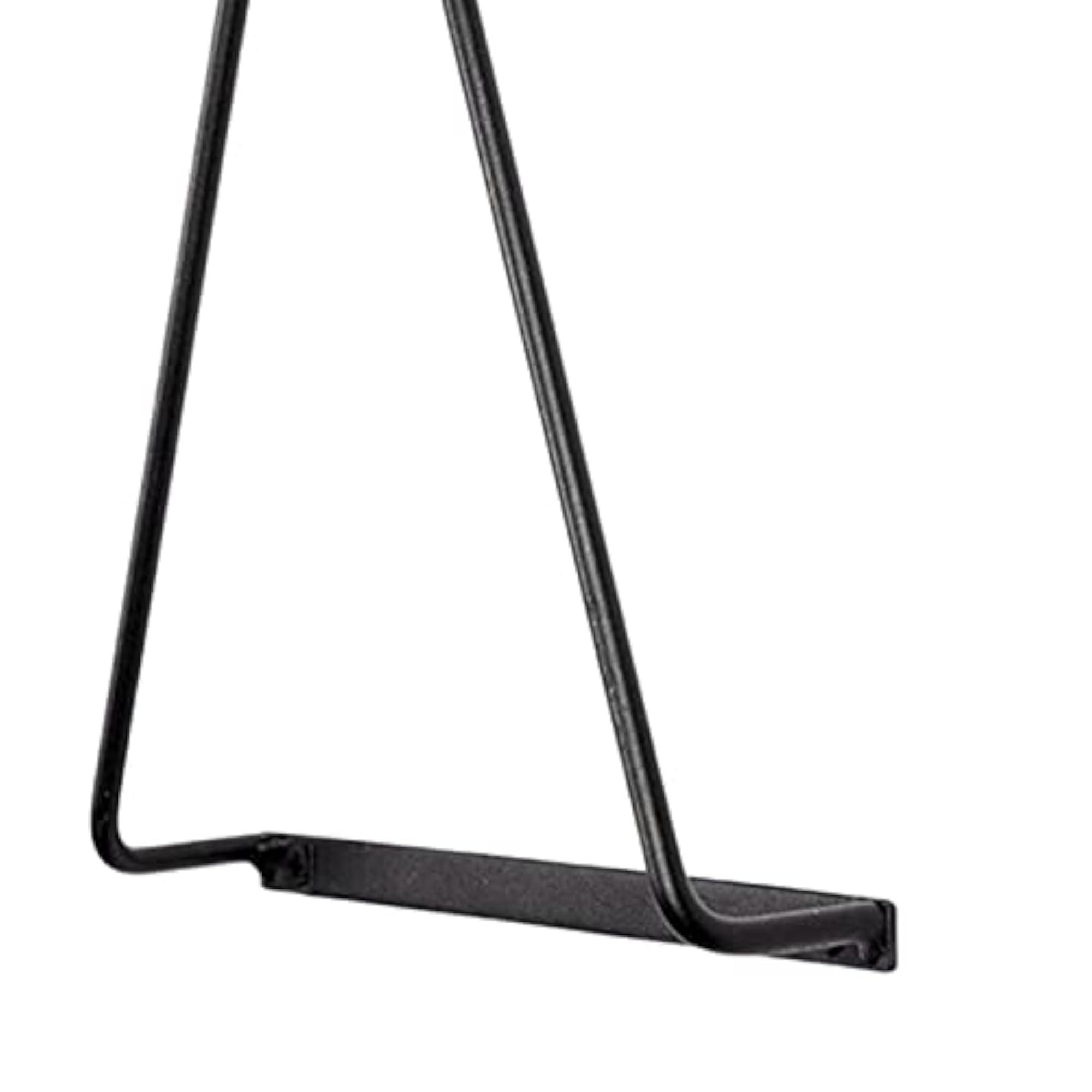 Triangle Wall Mounted Magazine Storage Rack, Black