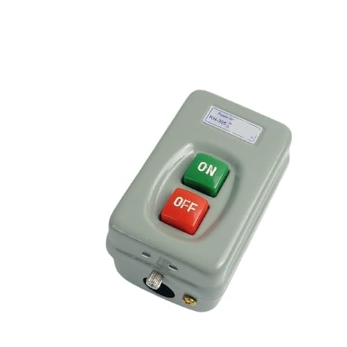 Interrupteur bouton-poussoir marche/arrêt tripolaire 30A boîtier de commande KH-305