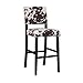 Linon 14061UDD01U Udder Madness Corey Bar Stool, 19" W x 22.5" D x 44.75" H, Brown
