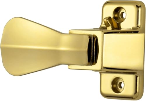 Ideal Security GL Lever Handle Set for Storm Doors and Screen Doors, Storm Door Handle Replacement, Screen Door Handle, Bright Brass by Ideal Security - Image 3