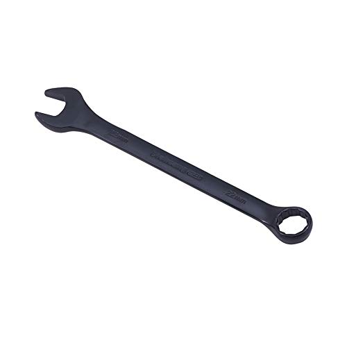 Utoolmart 22Mm Opening Combination Wrench, 12 Point Ratcheting Wrench, Cr-V Material With Black Electrophoresis Coating, 270Mm Length For Repair Industrial Usage #TOP22