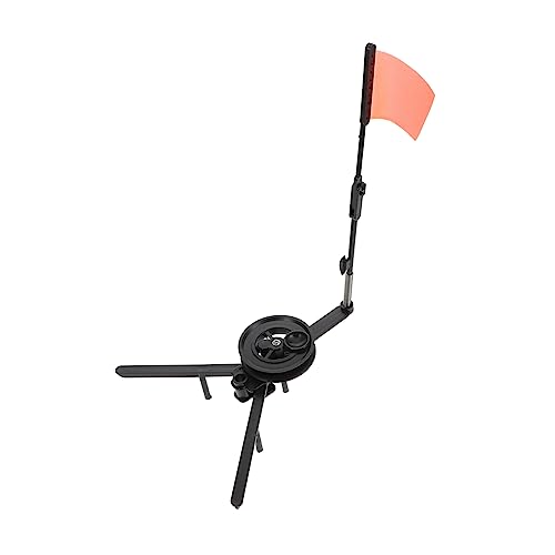 Milisten Lightweight Ice Fishing Flag Tool Portable Professional Fishing Stand for Angling Easy to Install and Carry for Ice Enthusiasts