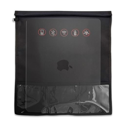 BOHEMIABY Farady Bags for Phones Anti Theft(14 in x 13.5 in), Emf Blocker for Cell Phone, Cell Phone/Car Key/WiFi/RFID/GPS Signal Blocker, Suitable for Sleeping/Going Out/Flying/Pregnant Women