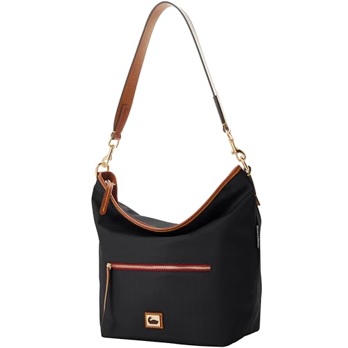 Image of Dooney & Bourke Hobo Shoulder Bags for Women, Small Nylon Tote with Zipper