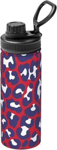 ヒョウ柄 豹柄 (12) アニメ 水筒 真空断熱 保温 保冷 スポーツボトル 人気 ステンレスボトル スポーツ飲料対応 漏れない 直飲み530ml 男の子 女の子 おしゃれ 大人 子供 グッズ キャラクター 誕生日 プレゼント WEY12