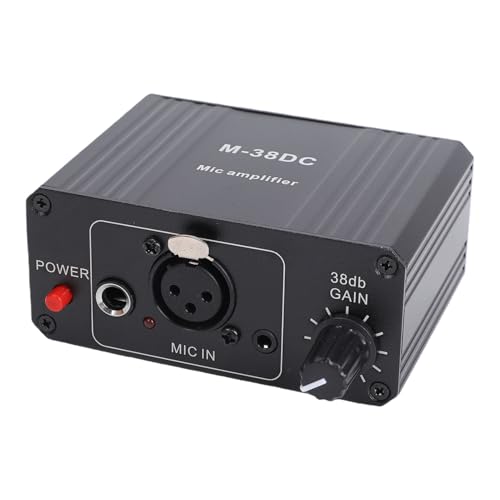 VBESTLIFE �}�C�N�v���A���v�A�}�C�N�Q�C���u�[�X�^�[ 38dB �����\�AXLR 3.5mm 6.35mm �o�͕t���v���A���v�ASM7B 55SH �_�C�i�~�b�N�R���f���T�[�p