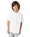 Hanes boys Cotton T-Shirt(5450)-White-XS