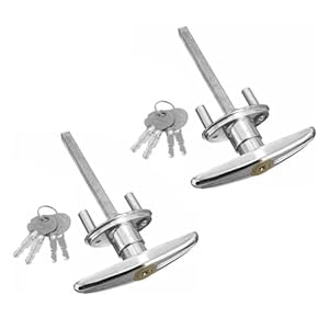 Generisch T-Griff Schloss Kit 4 Schlüssel