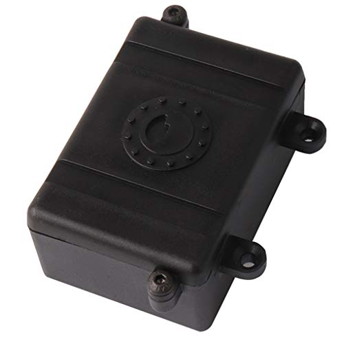 DANDANdianzi Ersatz für 1/10 RC Felsen 1/10 RC Crawler D90 Empfänger-Box RC Autoradio-Box-Dekoration-Werkzeug Kunststoff ESC Cover