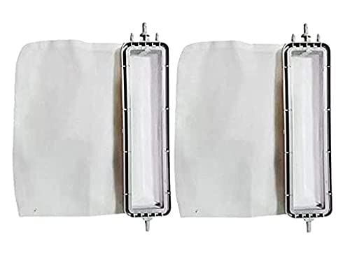Spareplanet™ LG Lint Filter for Semi Automatic Washing Machine Plastic (Grey) (Set of 2)(Match and Buy)