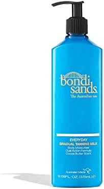 Bondi Sands Everyday Gradual Tanning Milk | Lasting, Tanning Body Moisturizer Enriched With Aloe Vera and Vitamin E for Glowing Skin, 13.2 Fl Oz