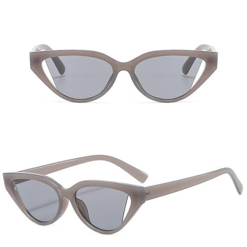 Lunettes de soleil œil de chat pour éviter les reflets gris taille unique