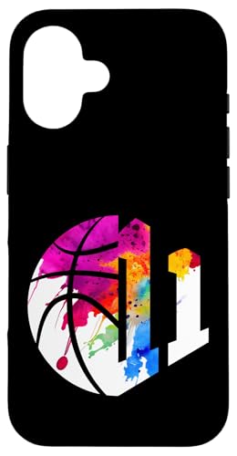 NUMBER 11 YEARS BASKETBALL 11th BIRTHDAY �X�}�z�P�[�X iPhone 16 �p