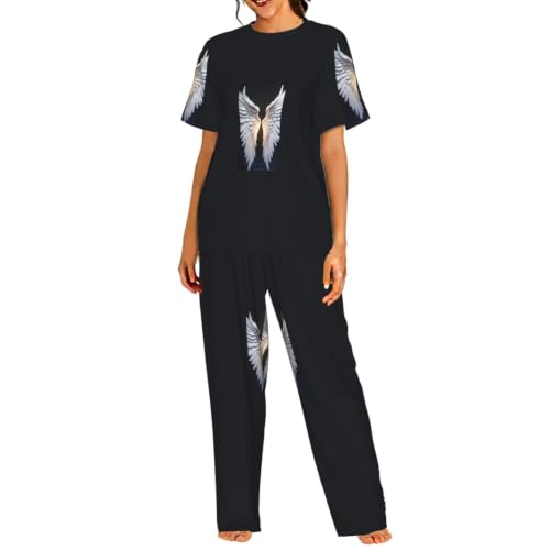 Pyjama ailes d'ange court pour vos soirées cocooning et matins cocoon