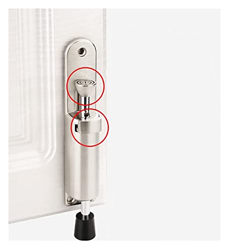 Butée de porte à une touche en caoutchouc réglable en hauteur pour installation facile - 4