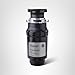 GE Disposall Continuous Feed 1/2 Horsepower Motor Garbage Disposer, Good for Grinding: Cooked Meat, Beans, & Seeds, Easy Install Kit, Non-Corded, Recommended for 2-4 Person Homes, GFC520N