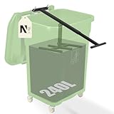 NEWTRY Compacteur de déchets pour poubelle à roulettes de 120L-240L, Convient aux déchets ...