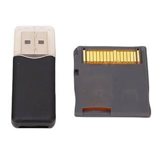 Aramox R4 DS Jeu Vidéo Flash Memory Carte avec Lecteur, Flash Game Cards for NDS 2DS 3DS Console ASIC Chip Allant de la 4G à 128g (Silver)