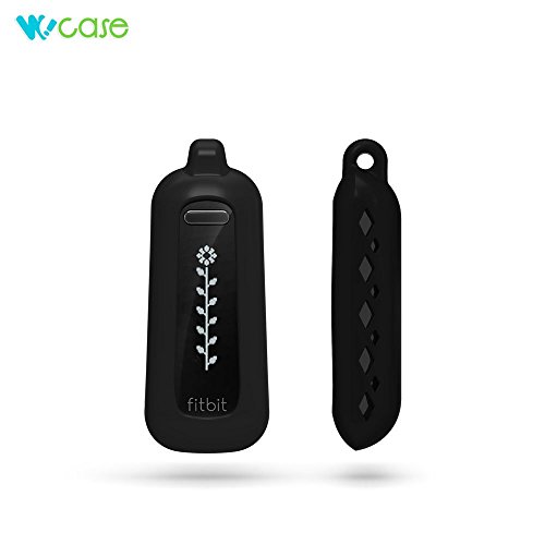 WoCase Pendant Necklace (Black, Classic) For Fitbit One Activity And Sleep Tracker Wristband Band Bracelet (Best Gift For Fitbit One User)