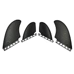 UP SURF – UP SURF Surfbrettflossen-Set (4 Flossen), Einzel-/Doppel-Tab