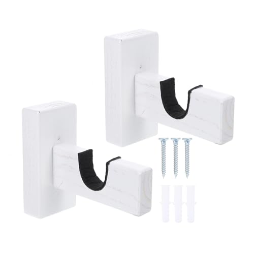 BESPORTBLE 1 Pair of Wall Mounted Multi Function Bat Hangers Durable Baseball Bat Racks for Home Use Ideal for Displaying and Organizing Bats