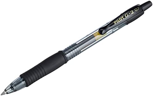 Pilot G207 Retractable Gel Rollerball 0.7 mm (Pack of 3) - Black