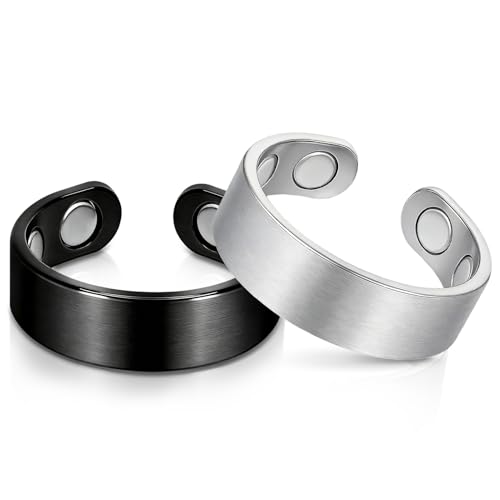 Auramag Copper Rings for Women,99.99% Pure Copper Magnetic Rings