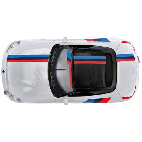 Siku 2347, Bmw Z4 M40I Auto Giocattolo Per Bambini, 1:50, Metallo E Plastica, Bianco, Ruote Rimovibili, Incl. Foglio Di Adesivi Con Design M - 4
