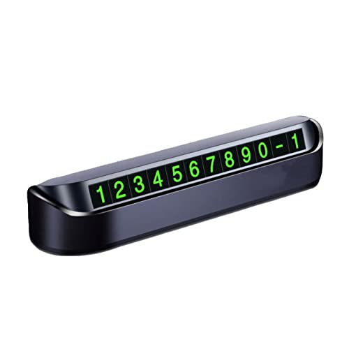 Image of Tantra Car Dashboard Number Display - Mobile Number Display for Car, Temporary Car Parking Mobile Number Display with Magnetic Numbers Stickers