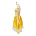 RocailleCos Musical Wicked Glinda Cosplay Costume Yellow Suspender Dress the Good Witch Glinda Dress Uniform for Women (L, yellow 1)