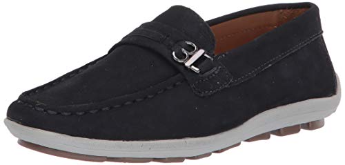 Image of Driver Club USA Kids' Kids Boys /Girls Genuine Leather Driving Loafer with Rope Anchor Detail