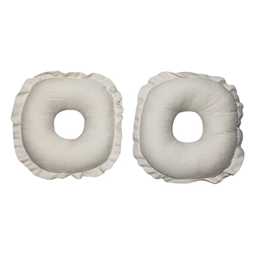 Kit 2 Rosquinhas De Amamentação Absorventes Seios Lavável 100% Algodão Tamanho:U;Cor:Bege