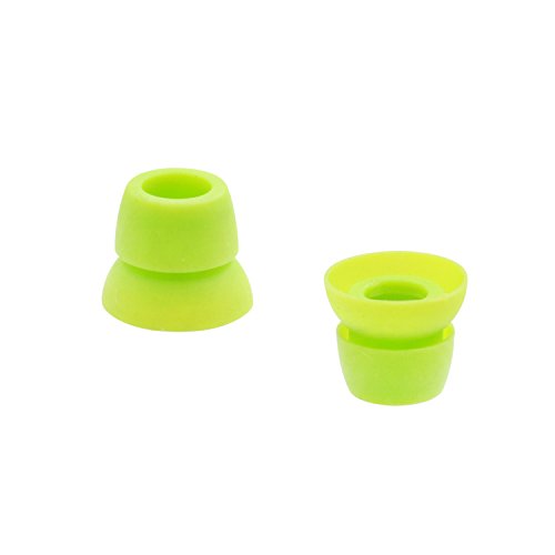 ALXCD Ear Tips for Powerbeats 2 Wireless Headphone, SML 3 Sizes 3 Pair Silicone Replacement Earbud Tips & 1 Pair Double Flange Ear Tip Cushion, Fit for Powerbeats2 Wireless Pb2[4 Pair](Green) - Thumbnail 6