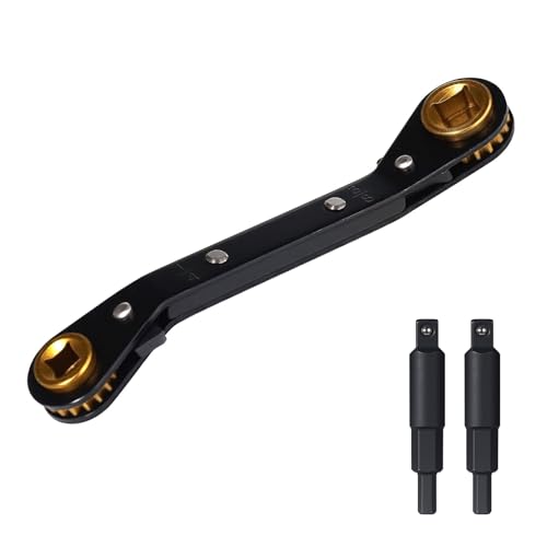 3PCS HVAC Service Wrench Set Ratchet Wrenches (3/8 1/4 3/16 5/16)