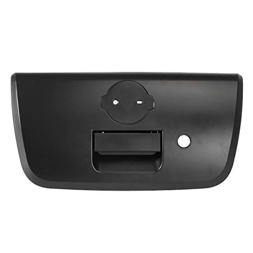 AUTEX 81575 Tailgate Handle with Bezel Keyhole Lift Gate Rear Latch Textured Black Compatible with Frontier 2001 2002 2003 2004 Tailgate Handle