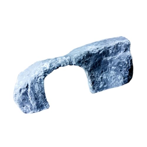 BESPORTBLE Unique Tortoise Climbing Platform Realistic Stone Ornament Turtle Tank Decoration