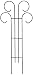 Bosmere L510 Metal Scroll Design Trellis, Green, 18-Inch