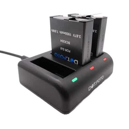 Batería DJI Osmo Action 3 recargable con cargador triple 3
