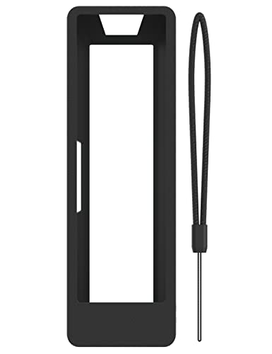 Sikai Remote Case For Vizio Xrt500 Smart Tv Remote [Eco-Friendly] Case For Vizio Smart Lcd Led Tv Remote Control [Shock Proof] Silicone Cover For Vizio Xrt500 Remote With Lanyard (Black) #TOP4
