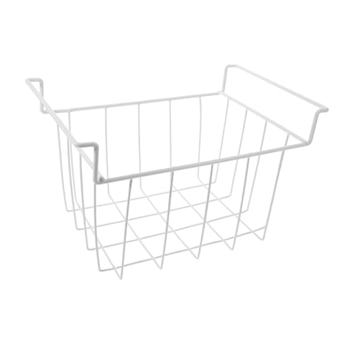 HIAKDOFT Cesta Colgante para Congelador con Diseño Ventilado y Divisores Ajustables Organizador Práctico para Maximizar Espacio Arcones y Frigoríficos Uso Doméstico y Comercial