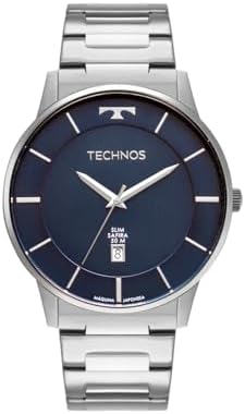 Relógio Technos Masculino Slim Prata - GM10YQ/1A