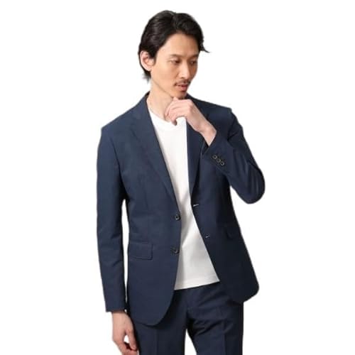 [ タケオキクチ ] テーラードジャケット 【抗菌防臭】COOL DOTS(R)ドビープリント ジャケット 93141005 メンズ ネイビー(093) 04(LL)